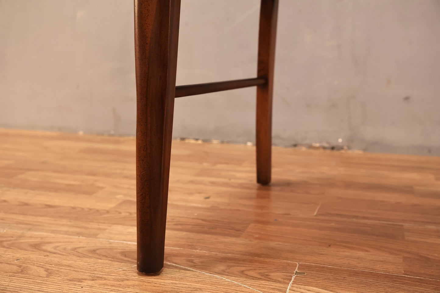 Broyhill Walnut & Cucumber Striped Side Chair