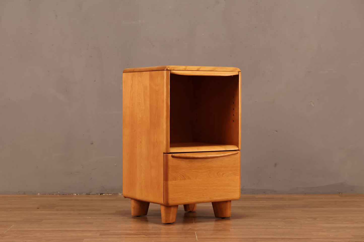 Heywood-Wakefield Maple 1-Drawer Nightstand