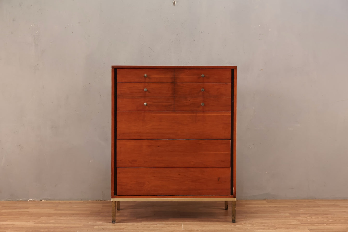 John Stuart Mid Century 5-Drawer Highboy Dresser