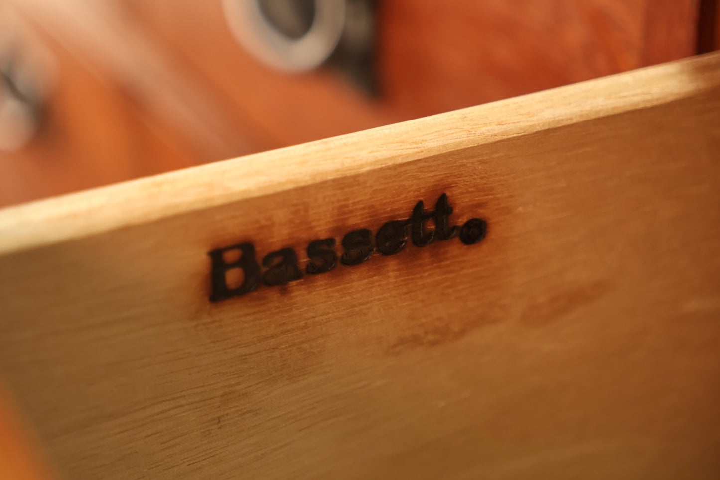 Large Bassett Oak 10-Drawer Dresser