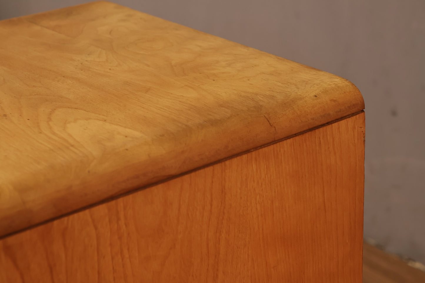 Heywood-Wakefield Maple 1-Drawer Nightstand