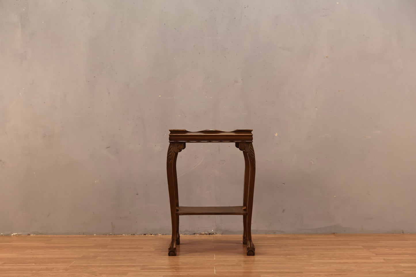 Provincial Tile-Top 2-Tier Side Table - ONLINE ONLY