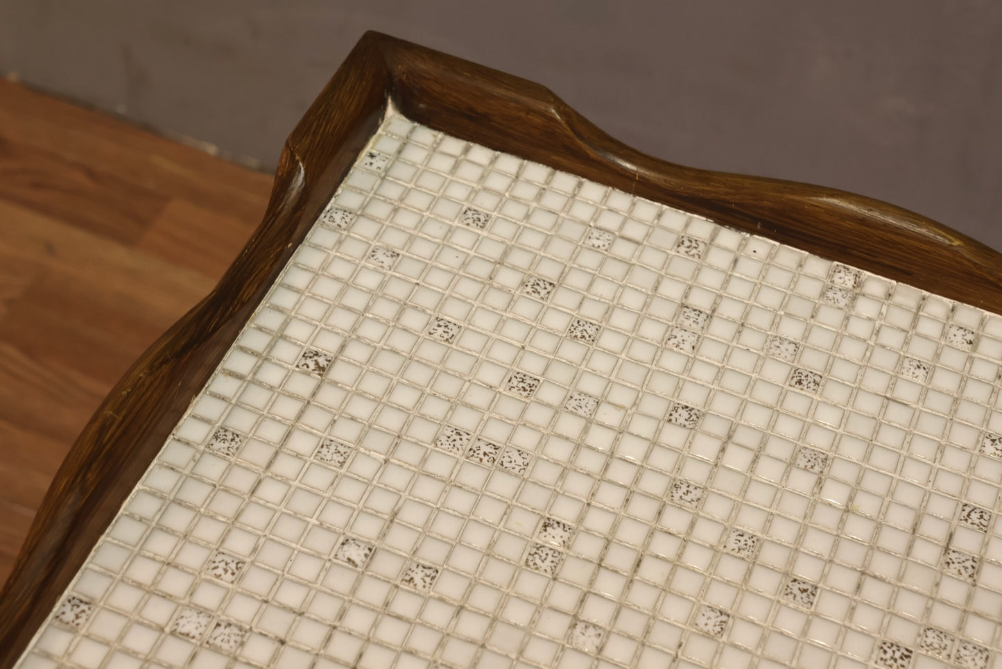Provincial Tile-Top 2-Tier Side Table - ONLINE ONLY