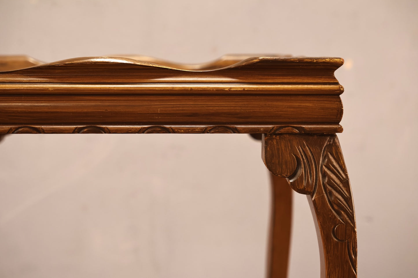 Provincial Tile-Top 2-Tier Side Table - ONLINE ONLY
