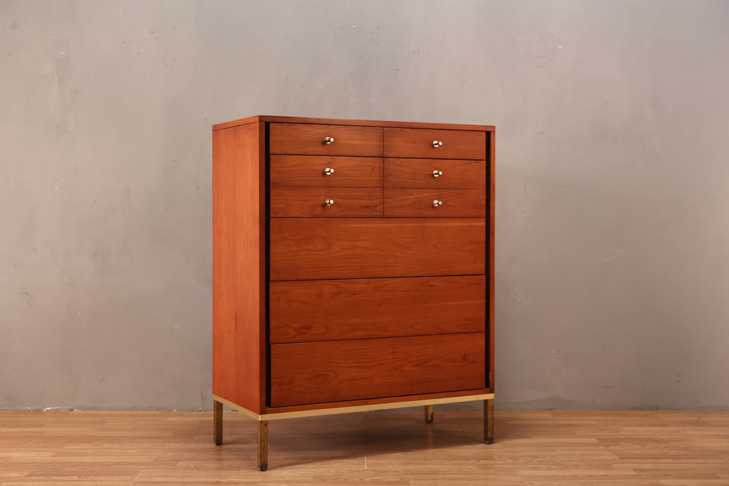 John Stuart Mid Century 5-Drawer Highboy Dresser