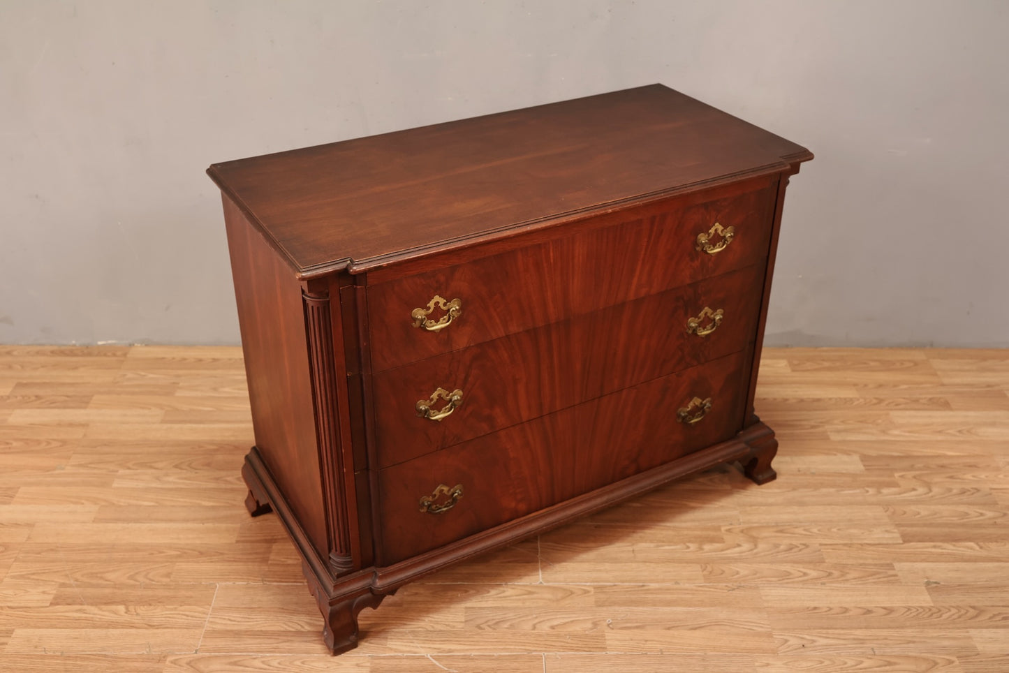 1950s Mahogany 3-Drawer Dresser