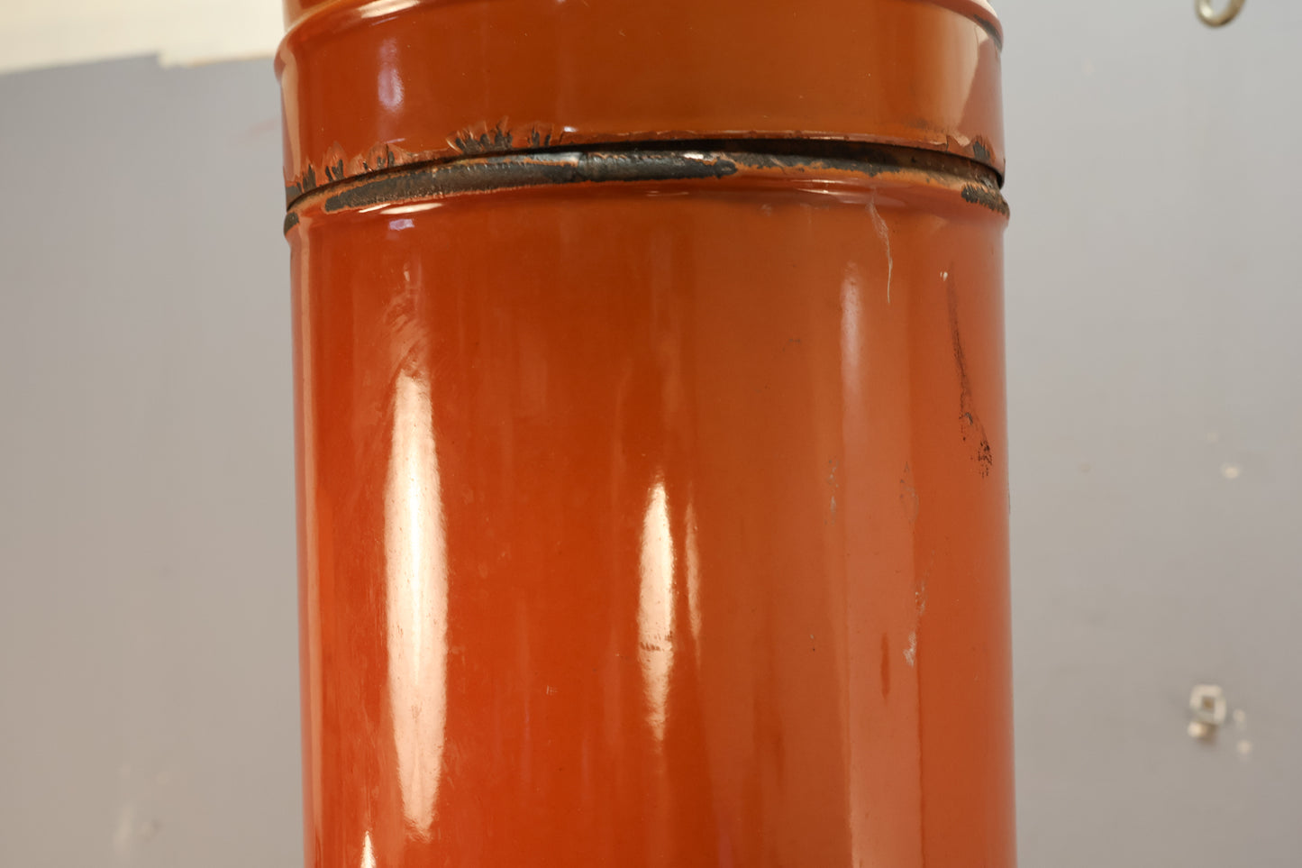 Majestic Mid Century Sunset Orange Fireplace - ONLINE ONLY