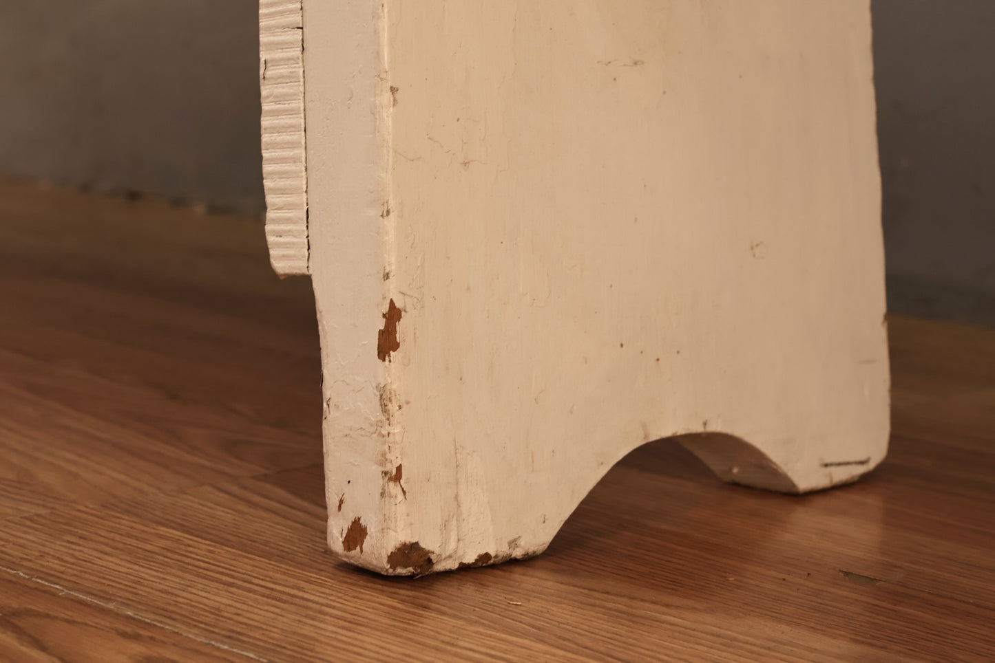White Painted Wooden Bench - ONLINE ONLY