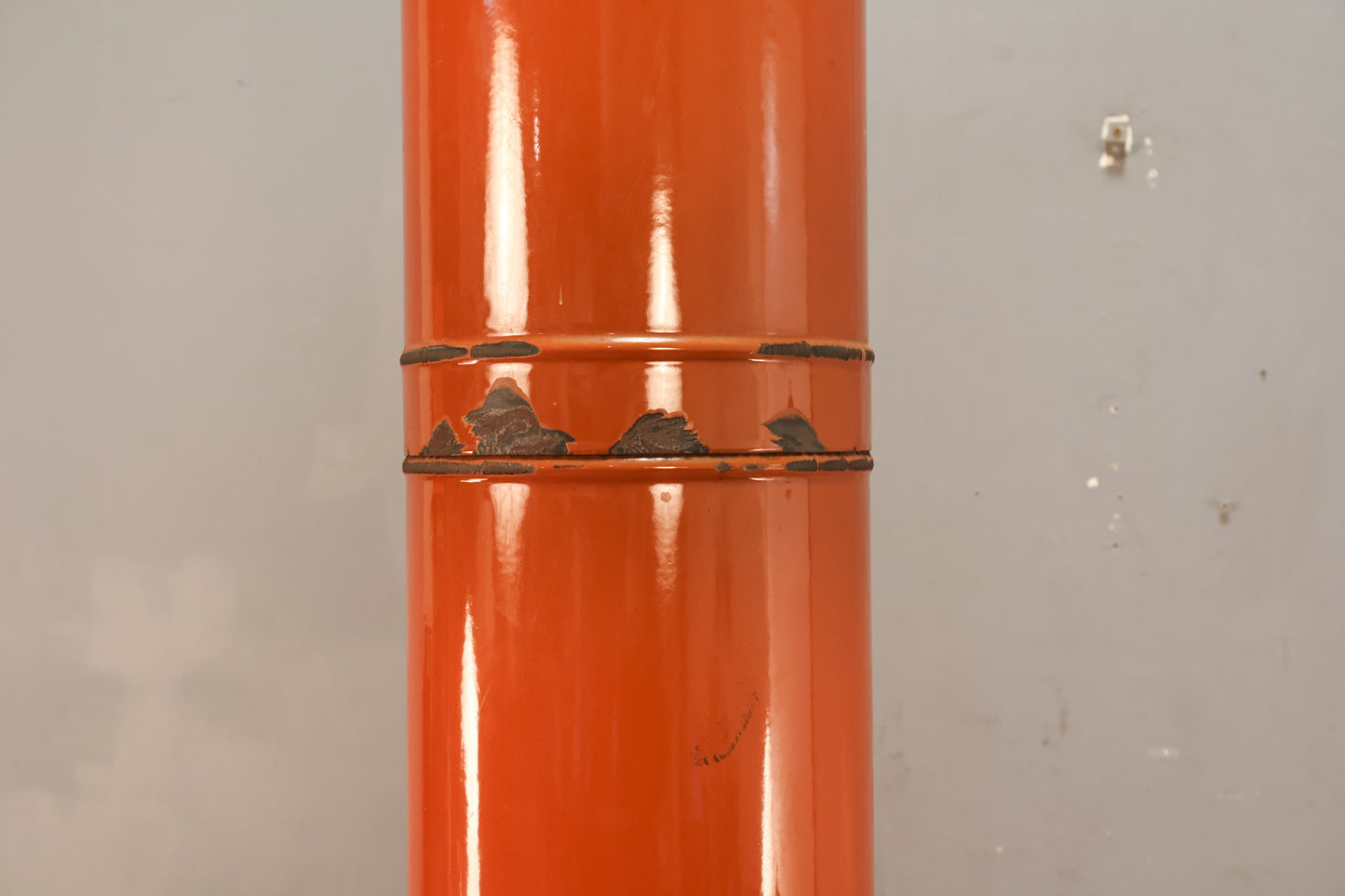 Majestic Mid Century Sunset Orange Fireplace - ONLINE ONLY