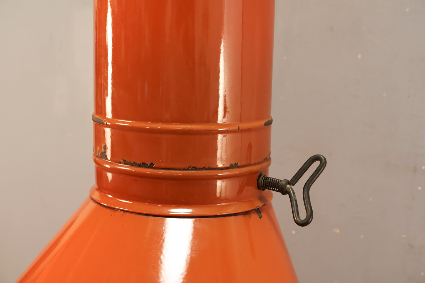 Majestic Mid Century Sunset Orange Fireplace - ONLINE ONLY