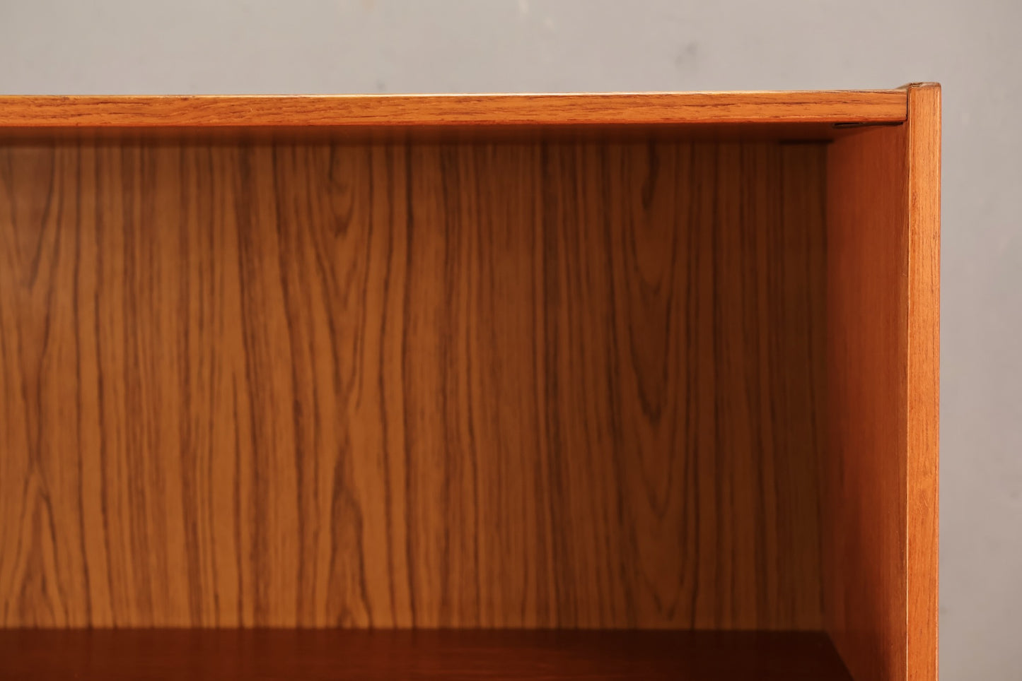 Teak Sliding-Door Wall Unit