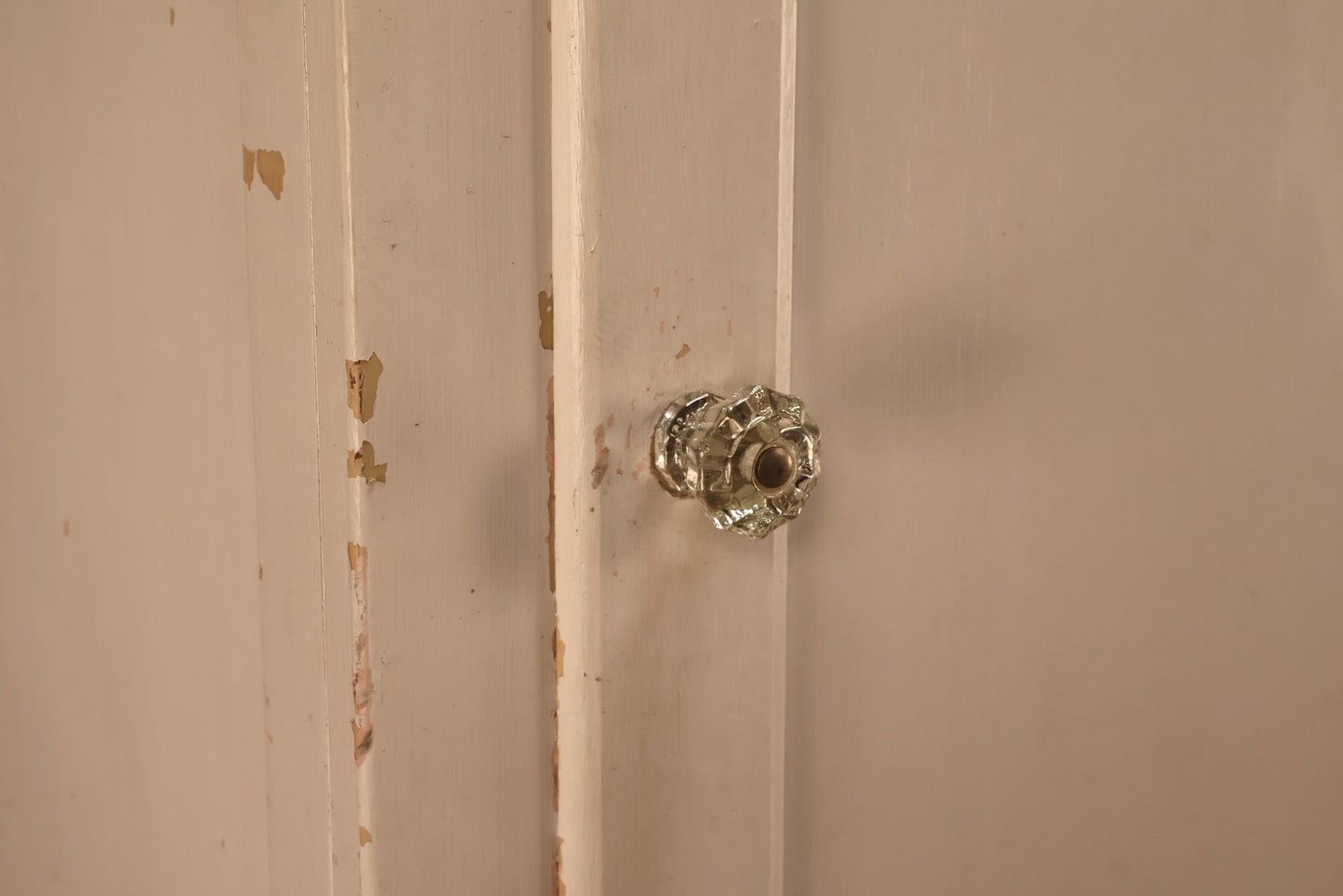 Tall White Wooden Locker Cabinet