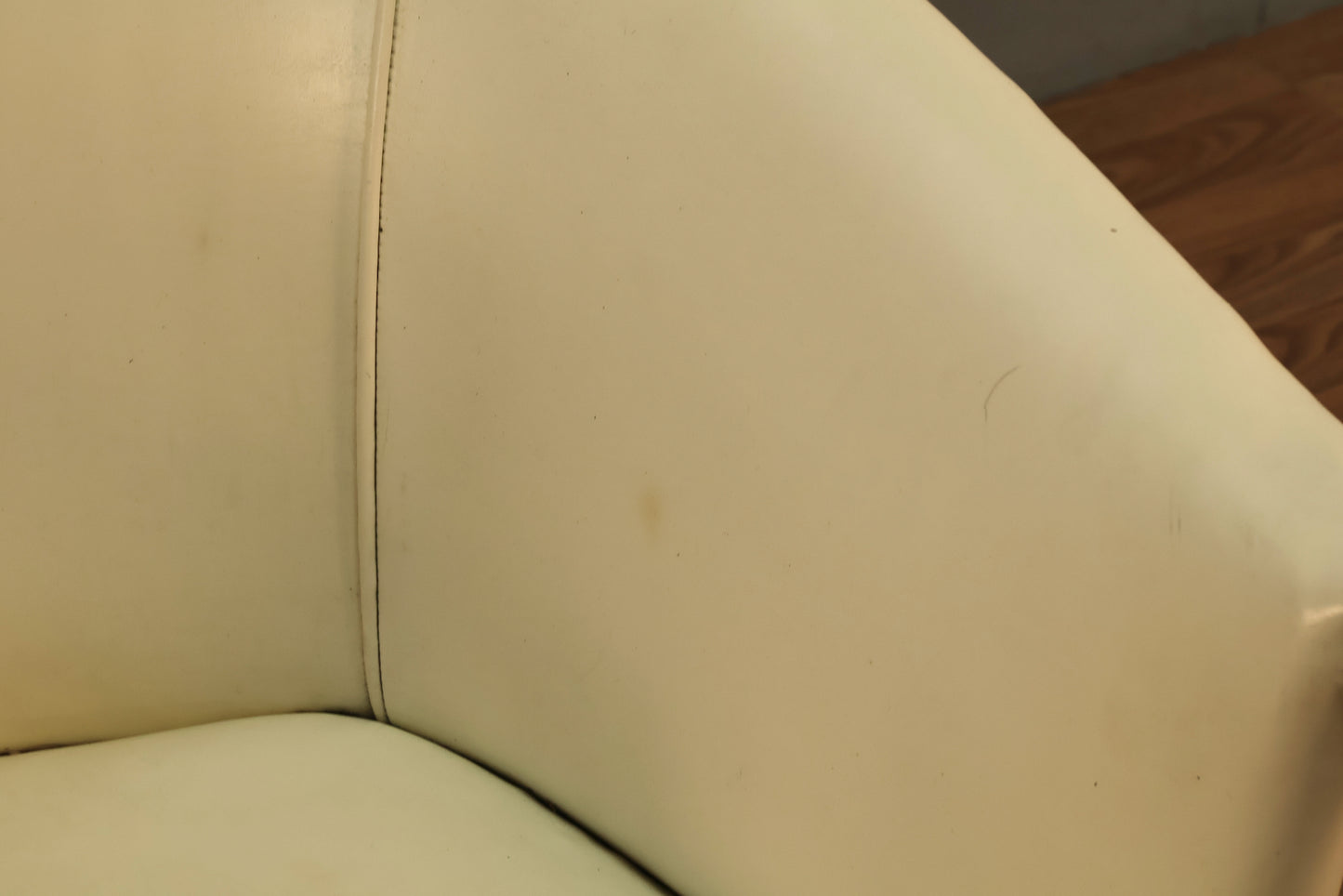 Black & White Vinyl Armchair
