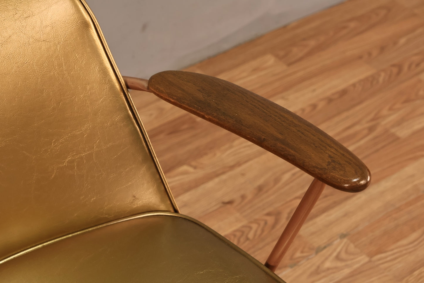 Viko Baumritter Atomic Gold Swivel Armchair - ONLINE ONLY