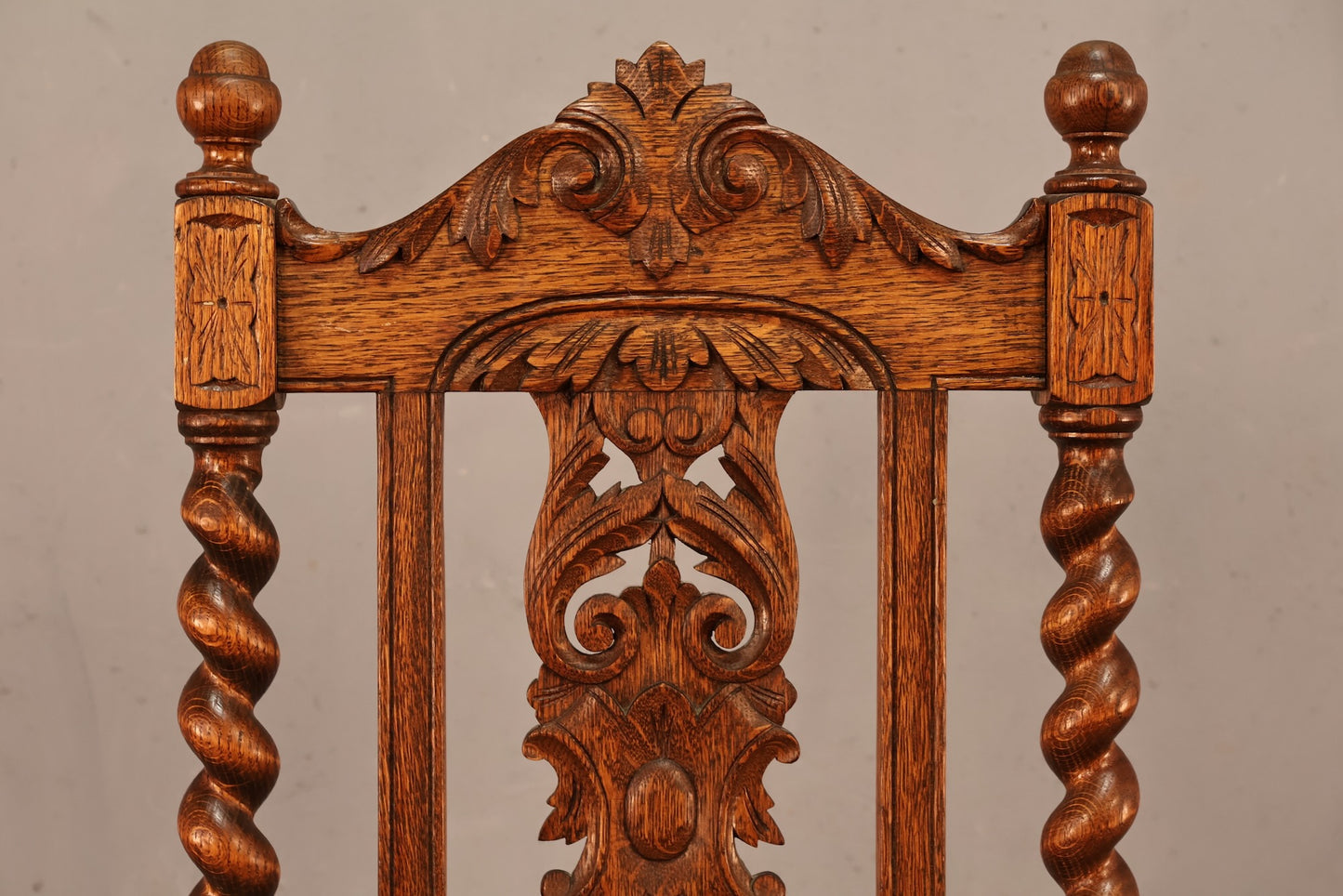 Victorian Gothic Carved Oak Side Chair - ONLINE ONLY