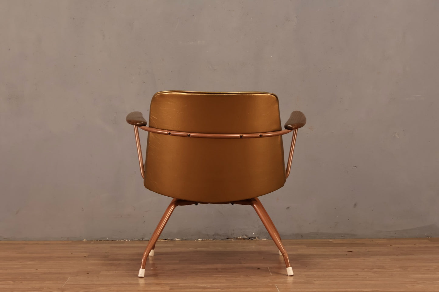 Viko Baumritter Atomic Gold Swivel Armchair - ONLINE ONLY