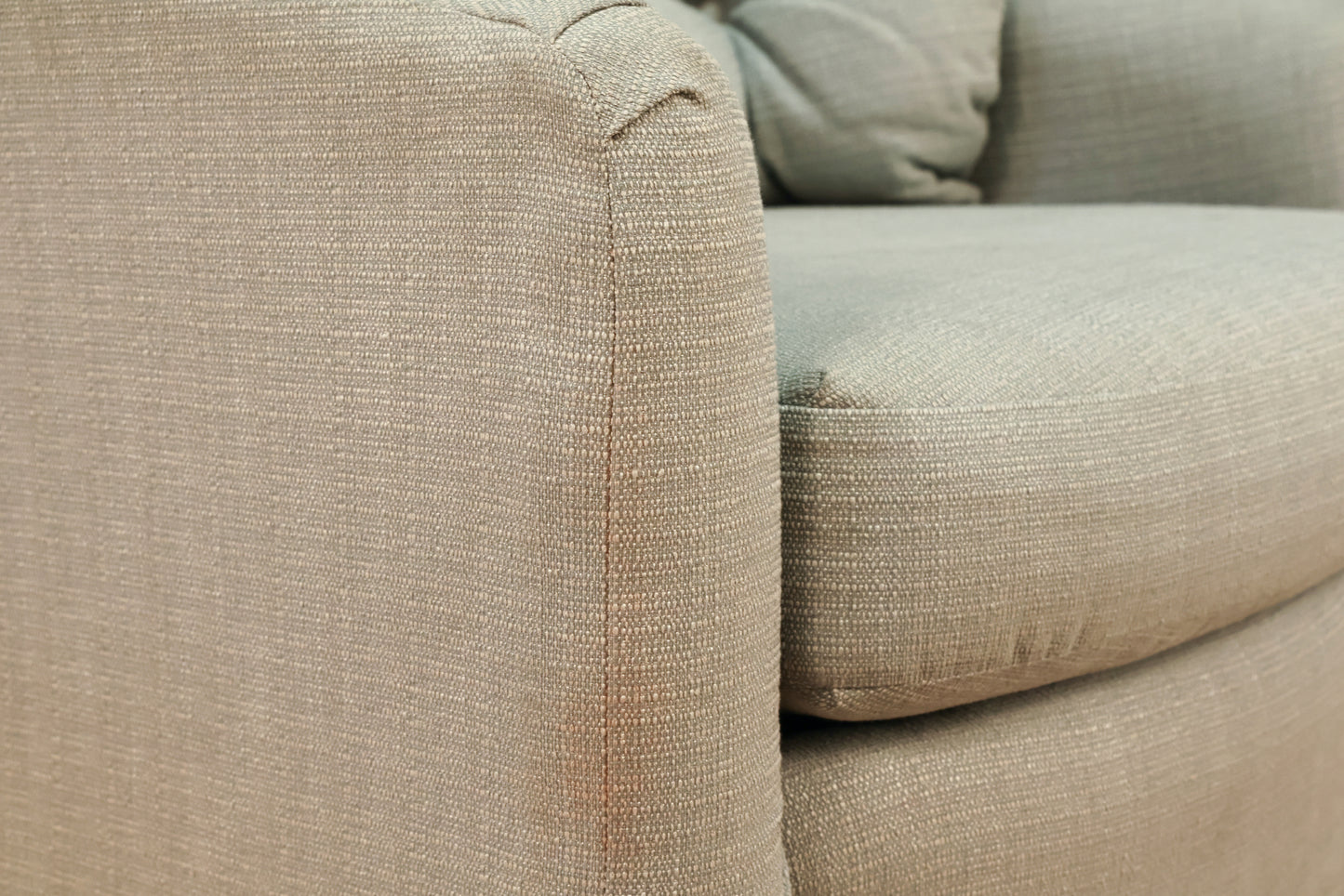 Mid Century Pale Blue Swivel Club Chair - ONLINE ONLY