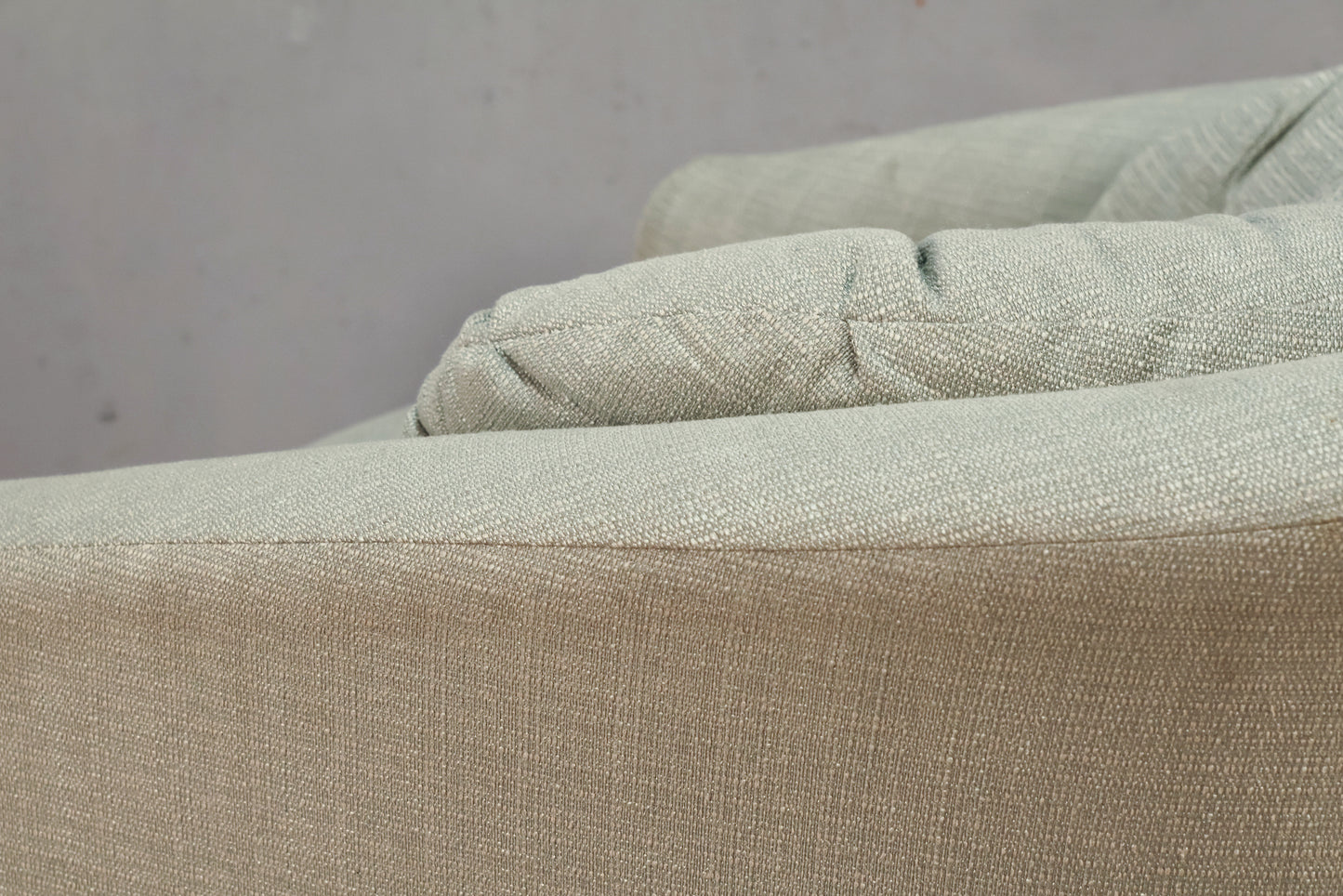 Mid Century Pale Blue Swivel Club Chair - ONLINE ONLY