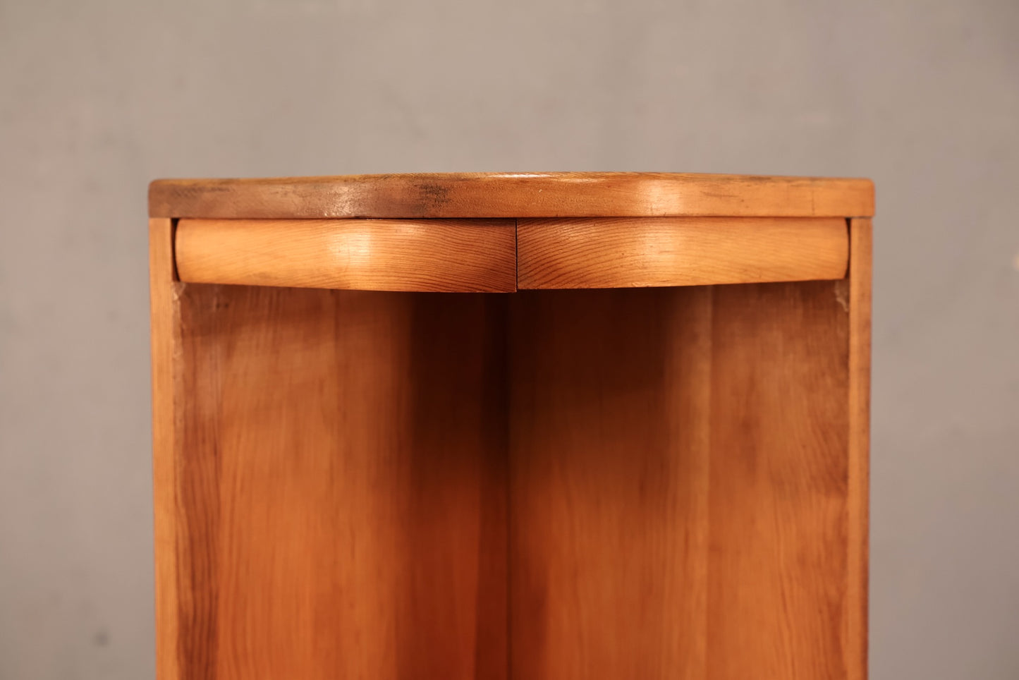 Petite Country Pine Corner Shelf