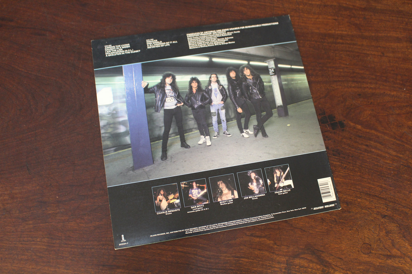 Anthrax "Among the Living" 1987 LP