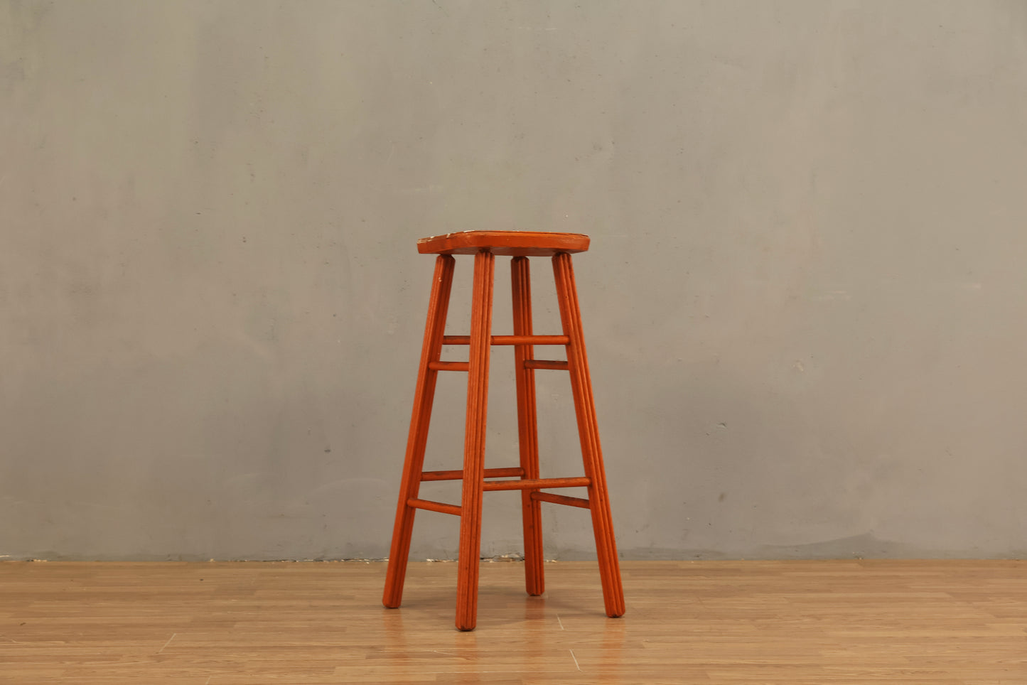 Simple Orange Stool