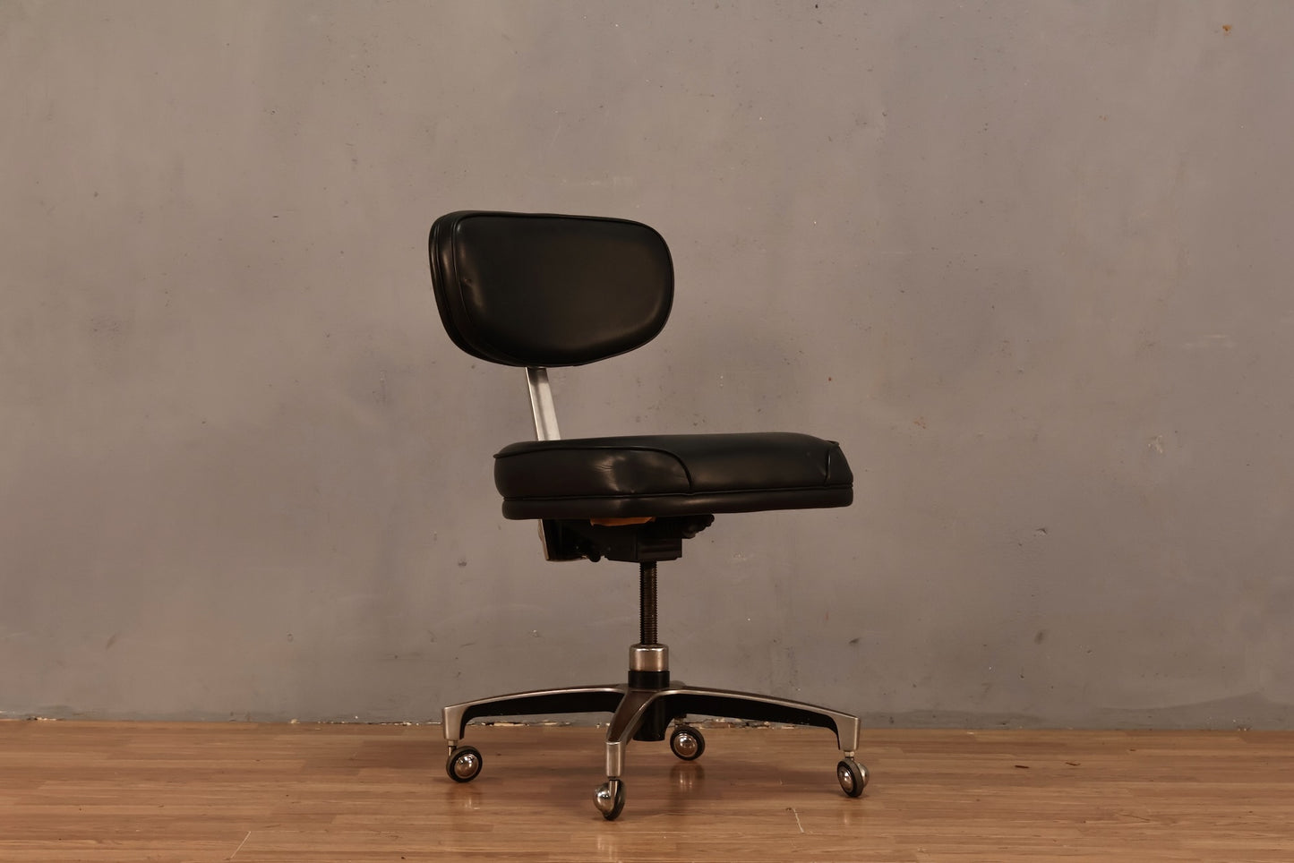 Chromcraft Black Desk Chair