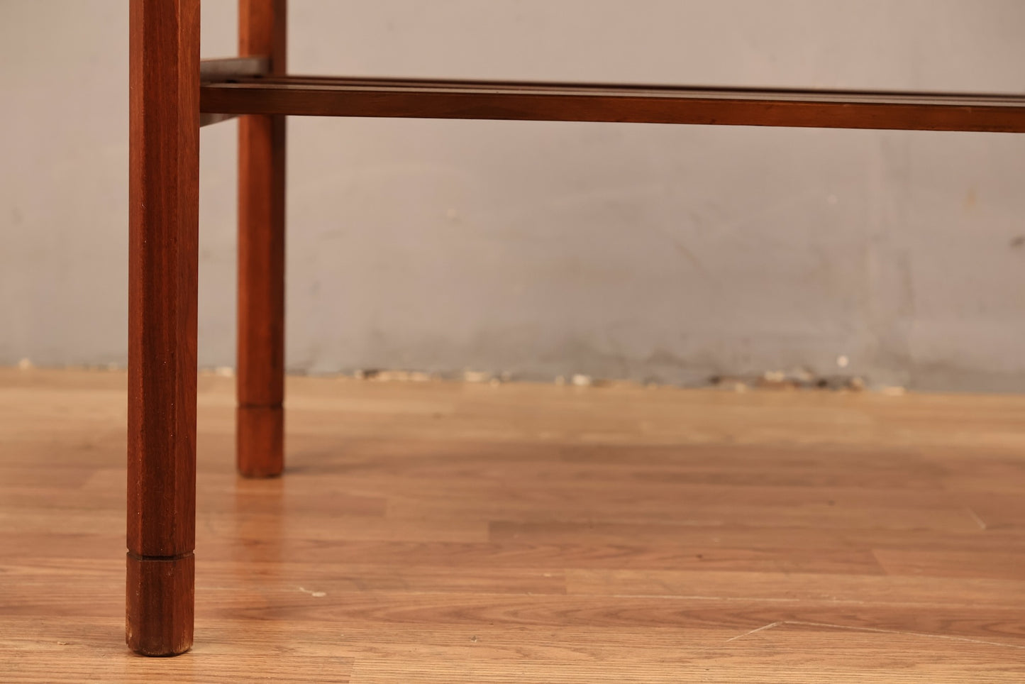 Mid Century Square Marquetry End Table - ONLINE ONLY