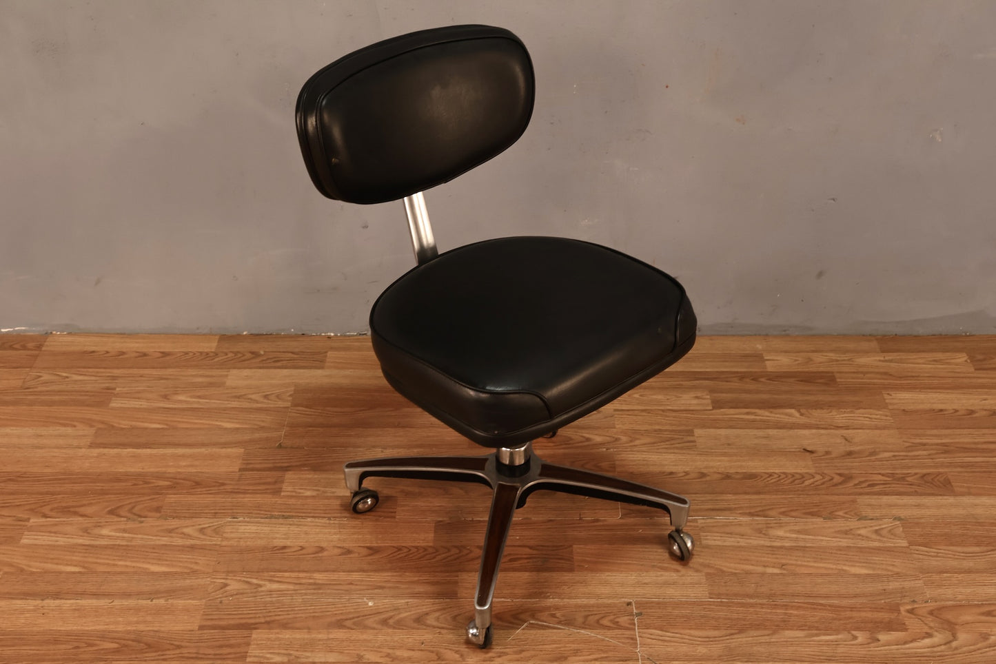 Chromcraft Black Desk Chair