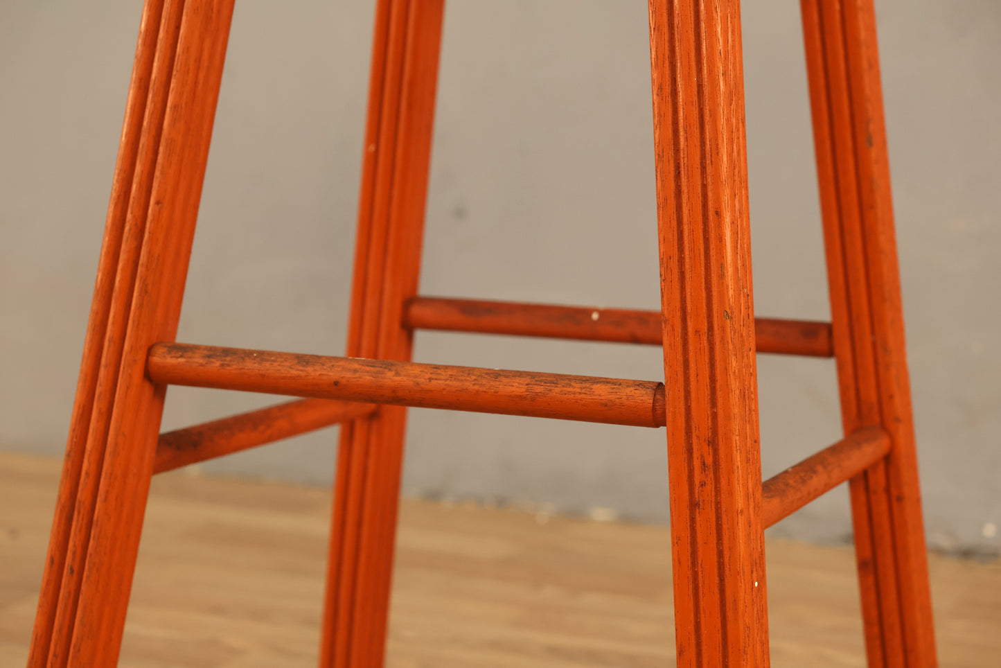 Simple Orange Stool
