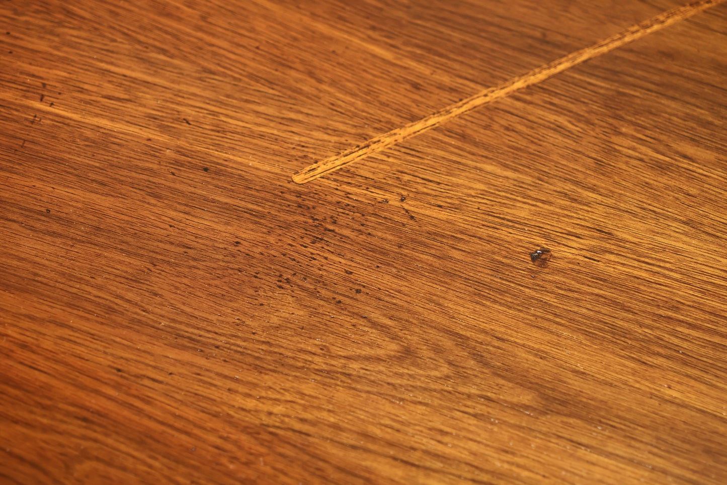 Mid Century Square Marquetry End Table - ONLINE ONLY