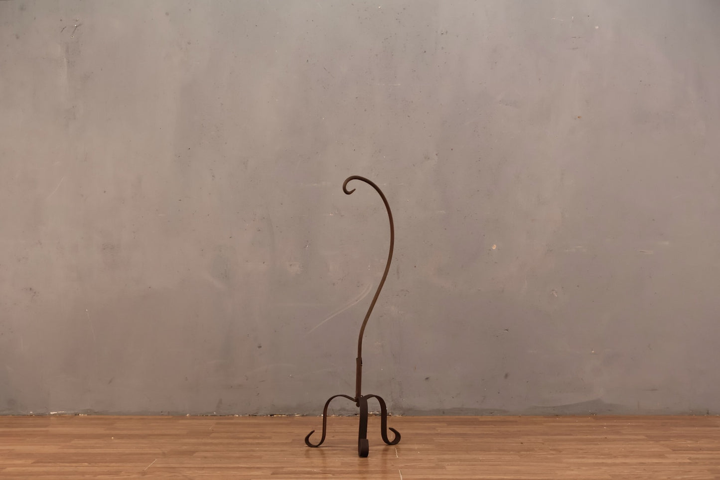 Wrought Iron Hook Plant Stand - ONLINE ONLY