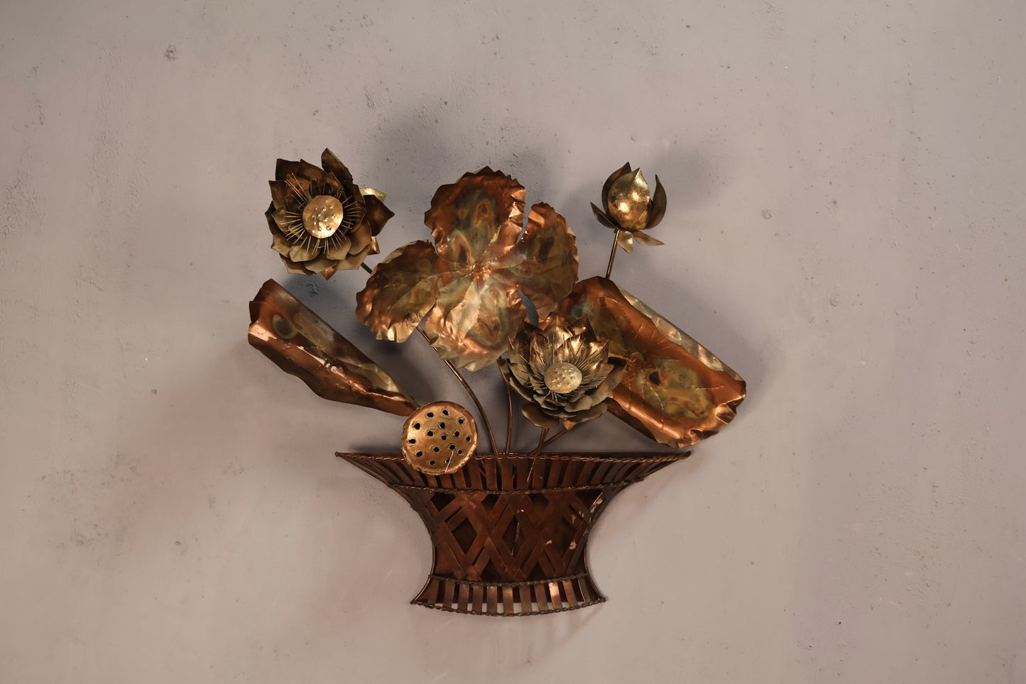 "Eternal Bouquet" Metal Wall Sculpture - ONLINE ONLY
