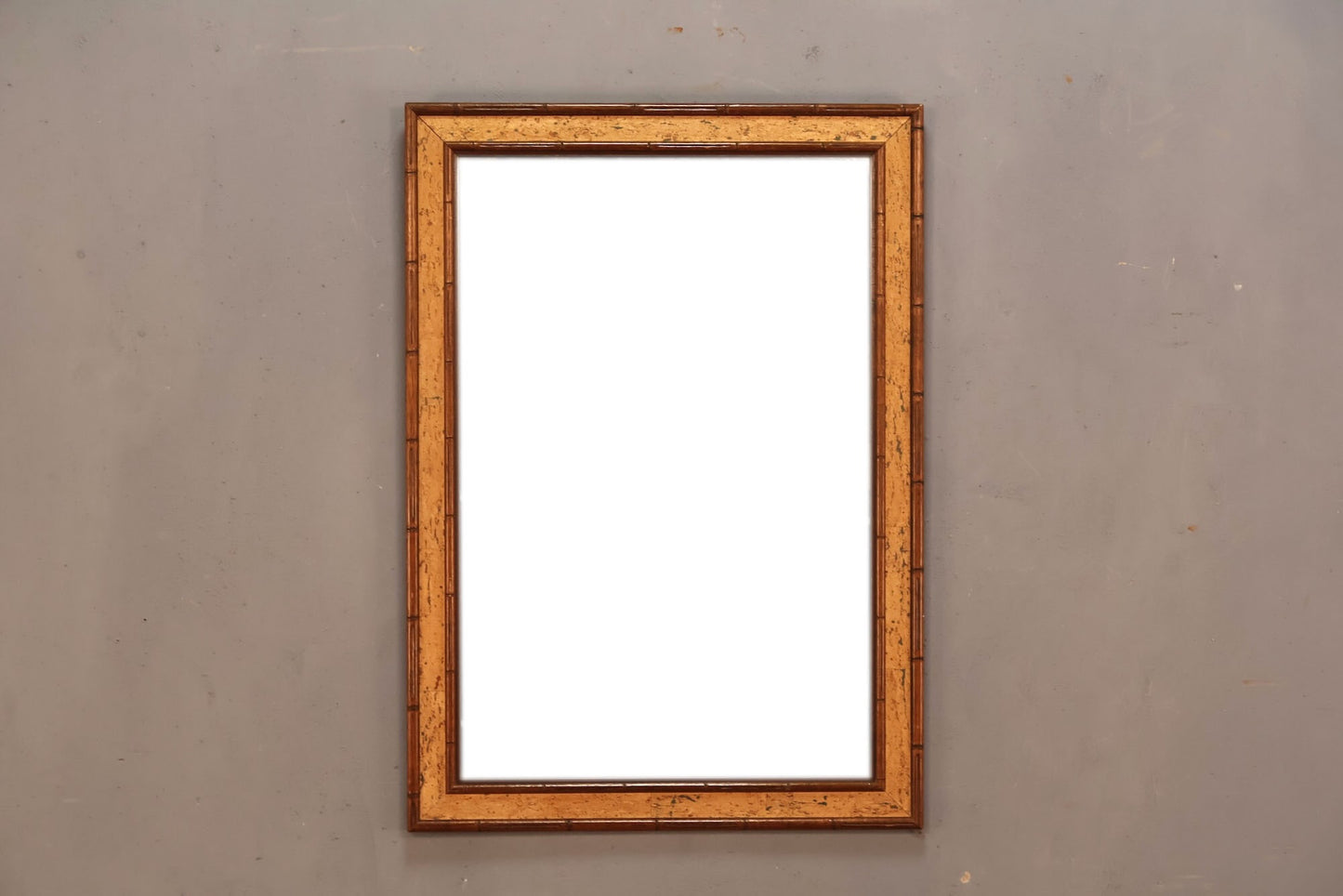 Cork & Faux Bamboo Mirror