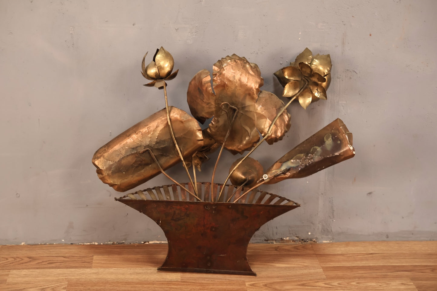 "Eternal Bouquet" Metal Wall Sculpture - ONLINE ONLY