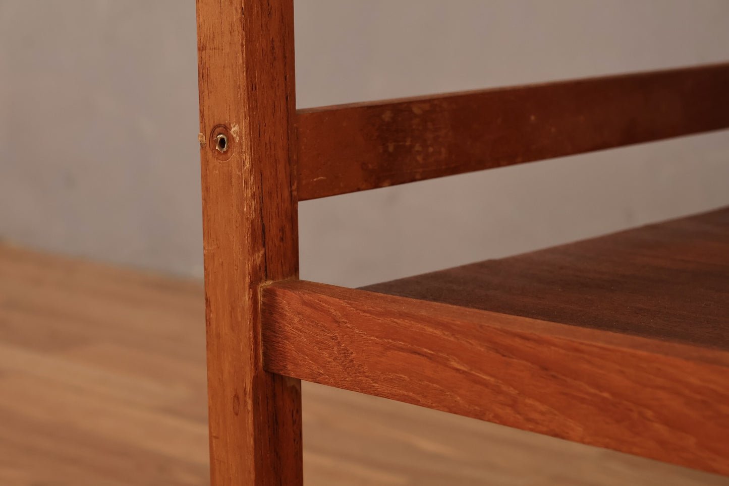 Boxy Teak 2-Tier Bar Cart