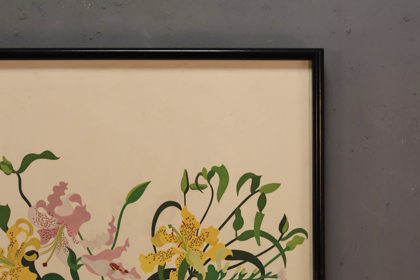 "Lilies" John Lander 1980s Print