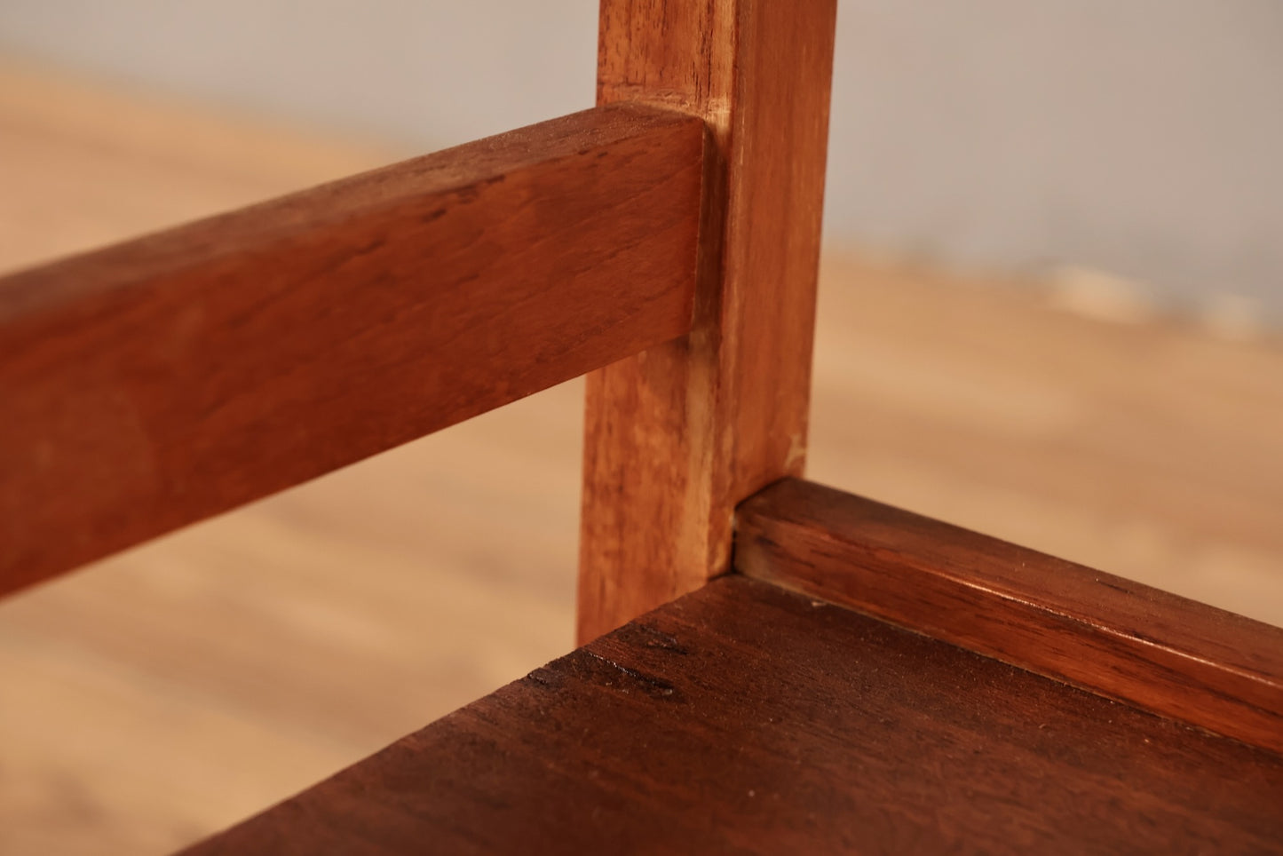 Boxy Teak 2-Tier Bar Cart