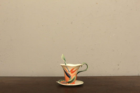 Franz Bird of Paradise Ceramic Tea Cup Set