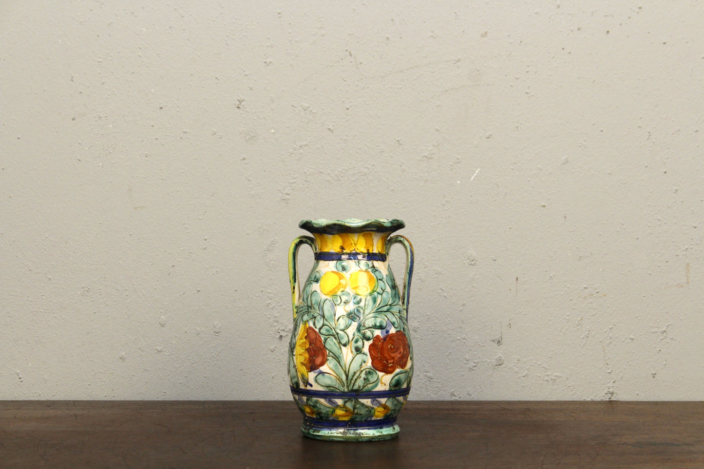 Italian Hand-Painted Vase