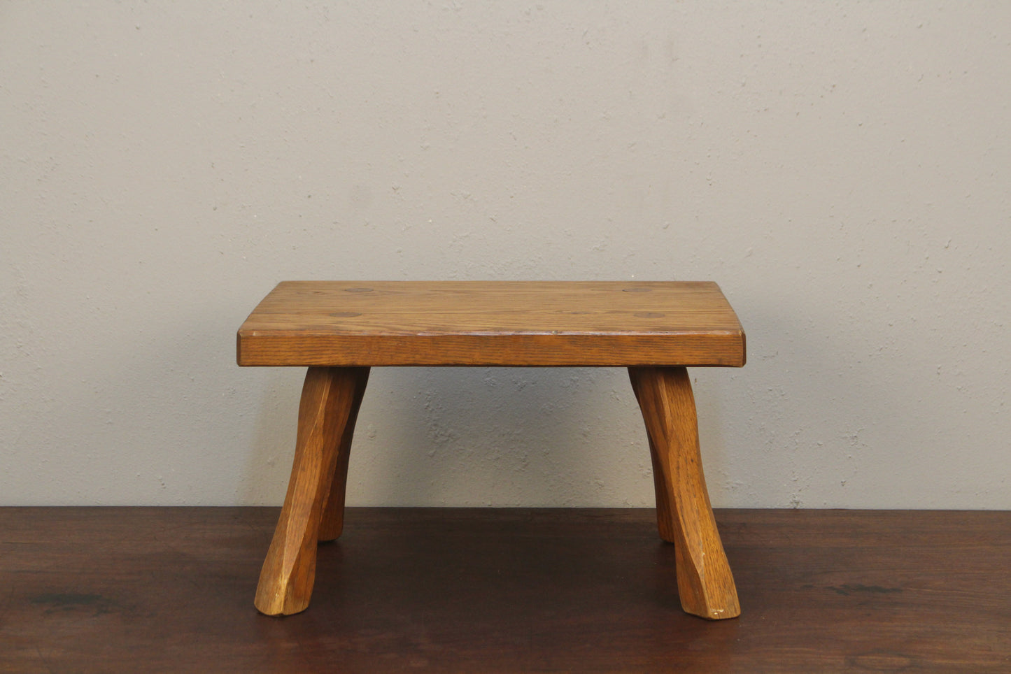 Solid Oak Footstool