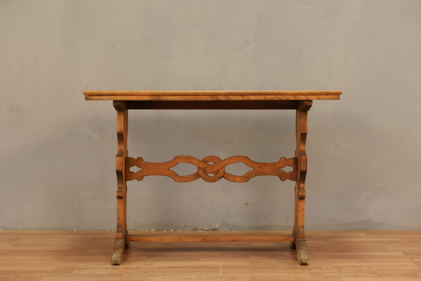 Carved Trestle Console Table - ONLINE ONLY
