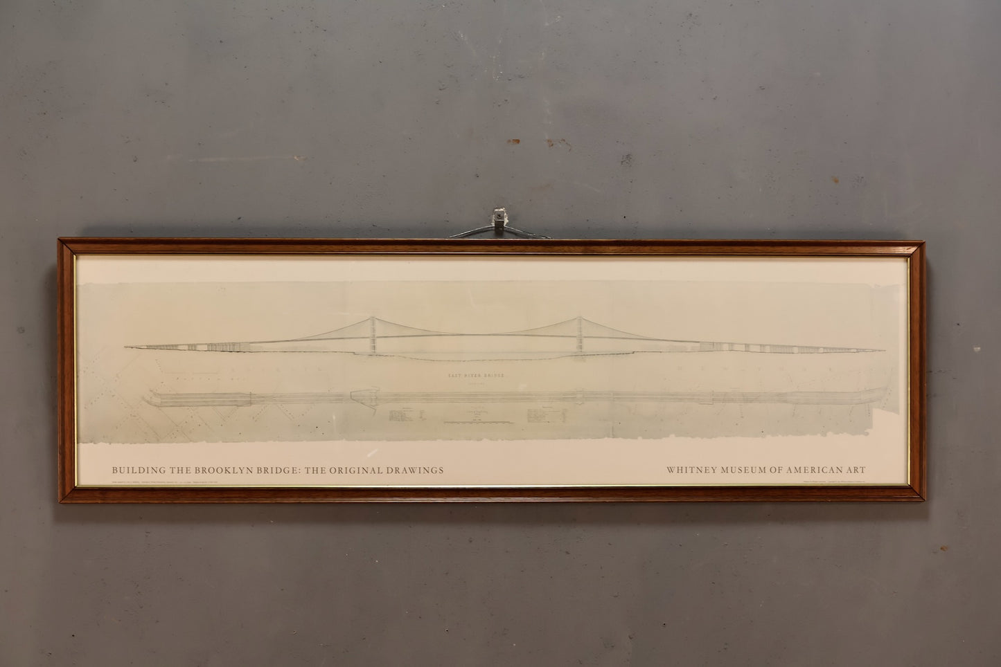 "Building The Brooklyn Bridge: The Original Drawings" Print