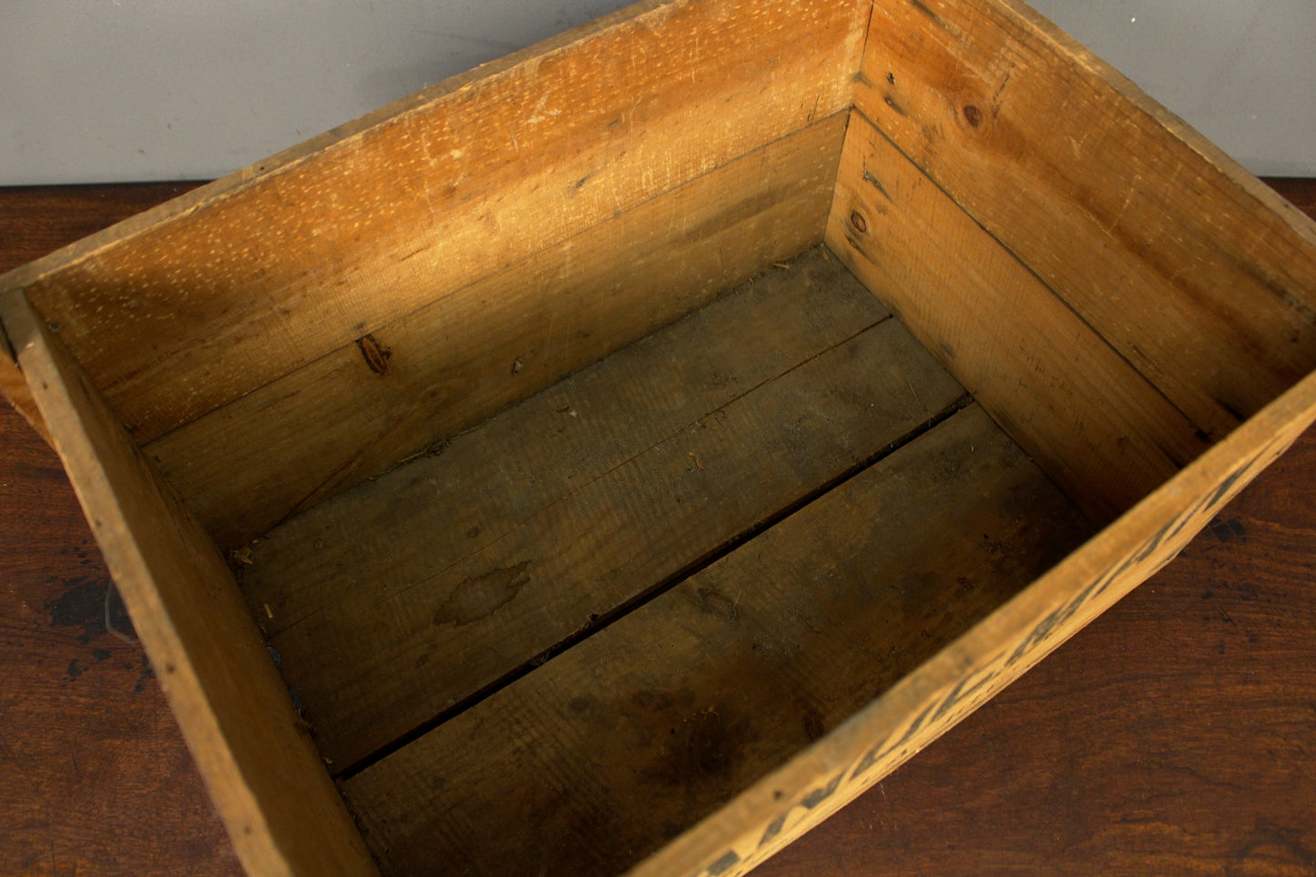 Rustic Wooden Sandeman Sherry Crate