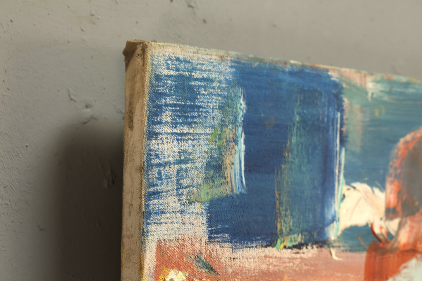 Large "Racetrack" Abstract Painting