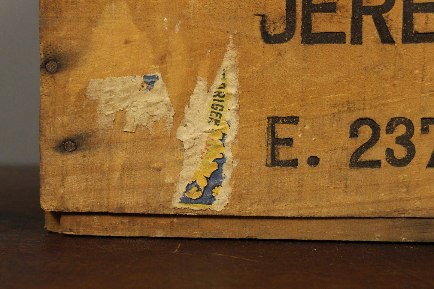 Rustic Wooden Sandeman Sherry Crate