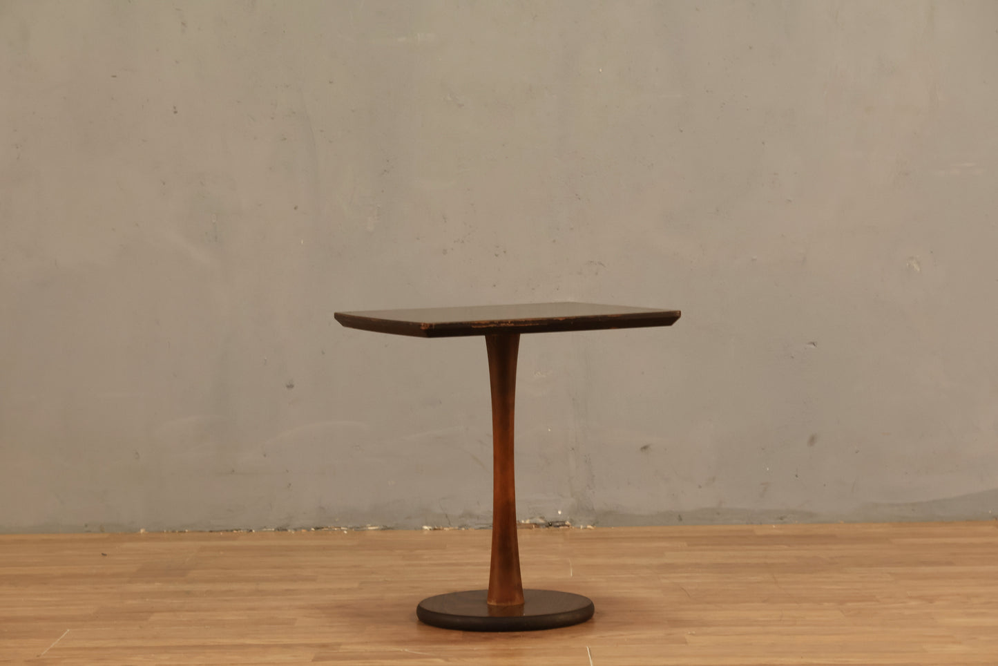 Petite Walnut & Laminate Side Table