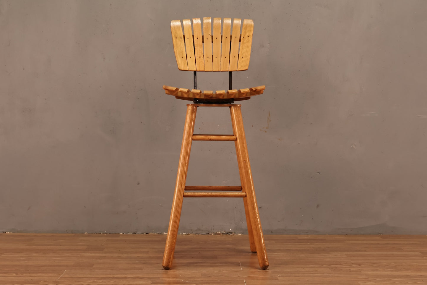 Umanoff-Style Slatted Bar Stool - ONLINE ONLY
