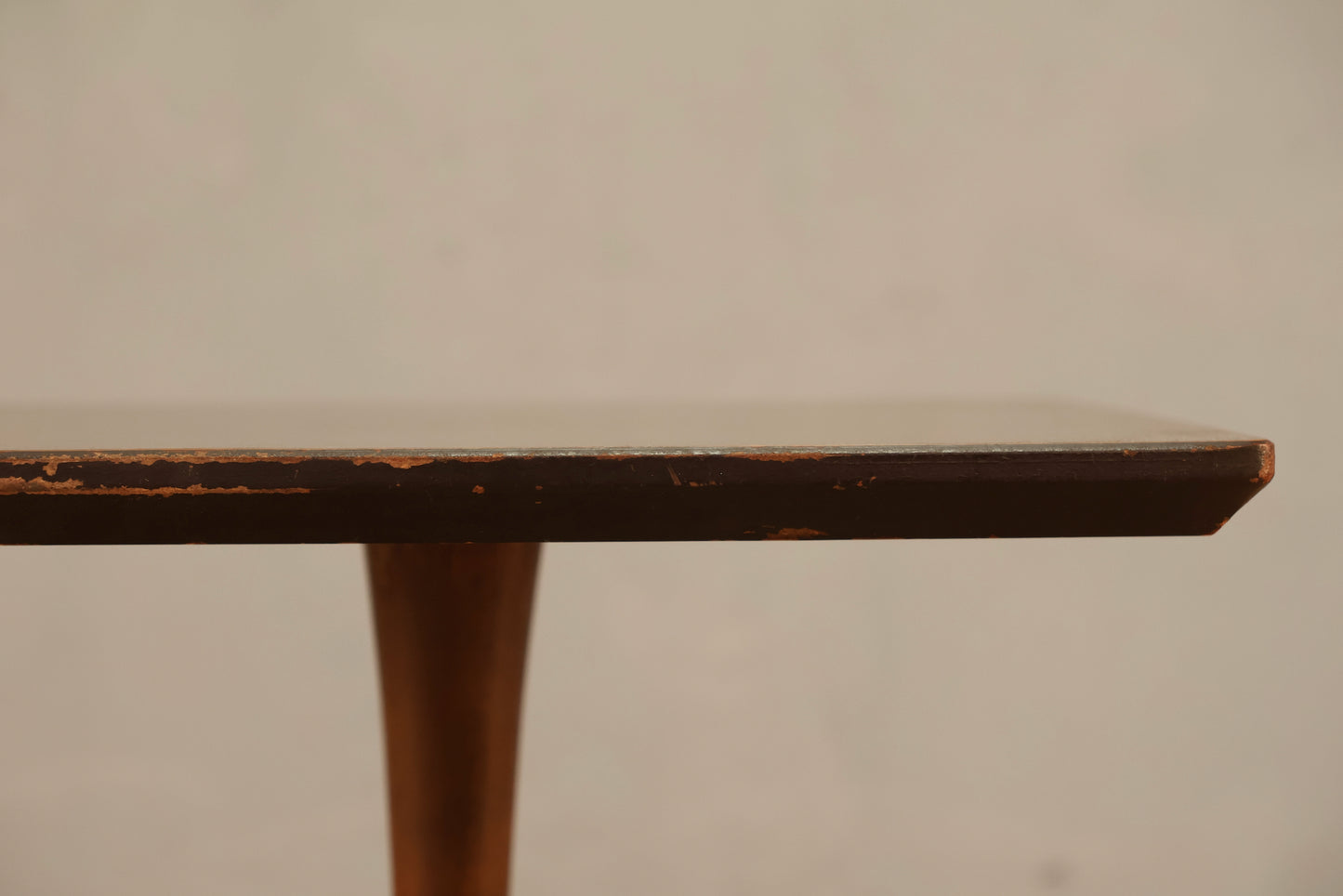 Petite Walnut & Laminate Side Table