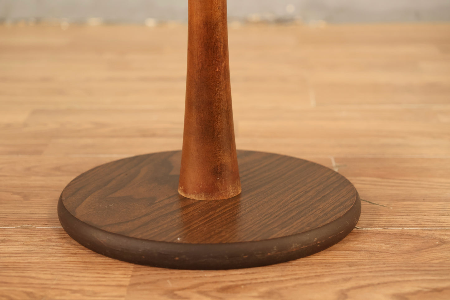Petite Walnut & Laminate Side Table