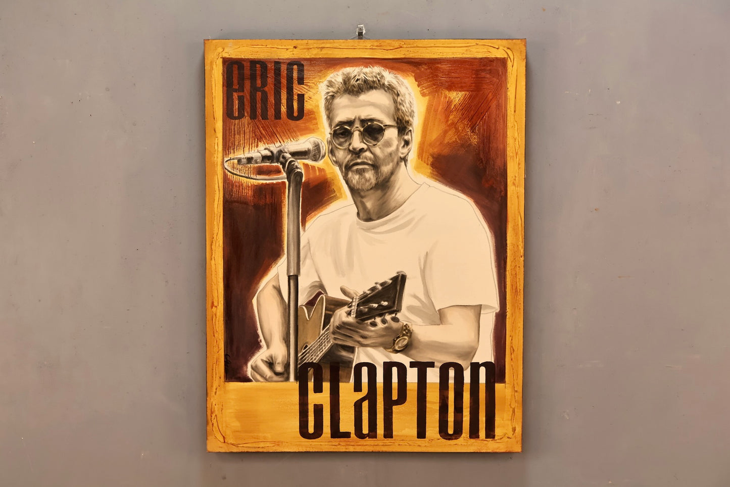 Large "Eric Clapton" Painting